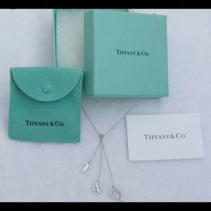 T & CO. NECKLACE w/ box and pouch!!